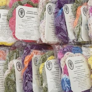 Multipurpose Handmade Face Scrubby/ Coaster Set